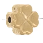 Clover Bead 6.9x6.7 mm - Gold-Plated 304 Stainless Steel x1
