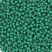 Preciosa Seed Beads 11/0 2 mm - Opaque Dark Green x 20 g