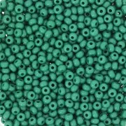 Preciosa Seed Beads 11/0 2 mm - Opaque Dark Green x 20 g