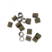 Crimp tubes 2mm Bronze tone x250|raw }}