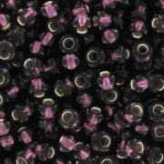 Preciosa Seed beads 11/0 2 mm - Amethyst Silver Lined x20g