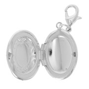 Pendant photo holder epoxy resin 38x16 mm - Green x1