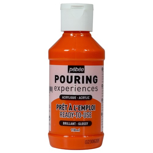 Acrylic paint for Pouring - Orange x118ml