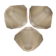 3mm Preciosa Crystal Bicones - Rondelle Bead - Black Diamond Matt x30|raw }}