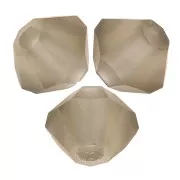 3mm Preciosa Crystal Bicones - Rondelle Bead - Black Diamond Matt x30