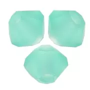 3mm Preciosa Crystal Bicones - Rondelle Bead - Caribbean Sea Matt x30