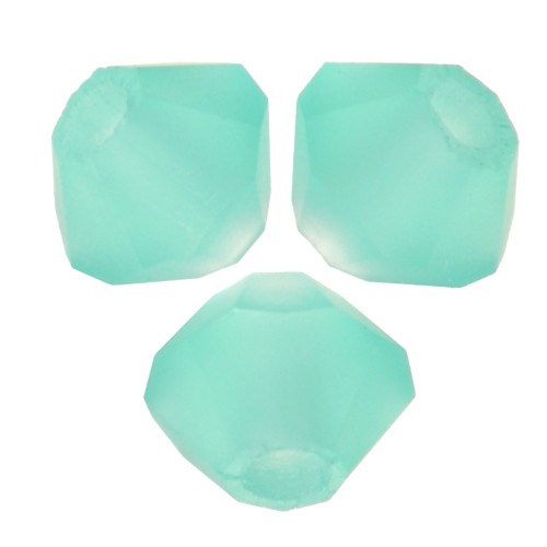 3mm Preciosa Crystal Bicones - Rondelle Bead - Caribbean Sea Matt x30