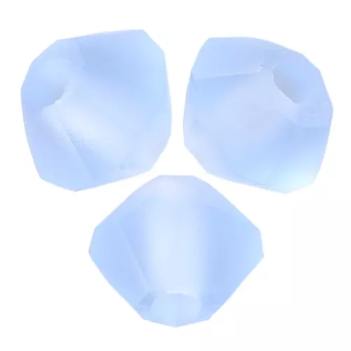 3mm Preciosa Crystal Bicones - Rondelle Bead - Light Sapphire Matt x30