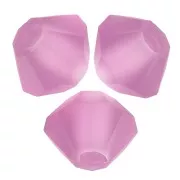 3mm Preciosa Crystal Bicones - Rondelle Bead - Amethyst Matt x30