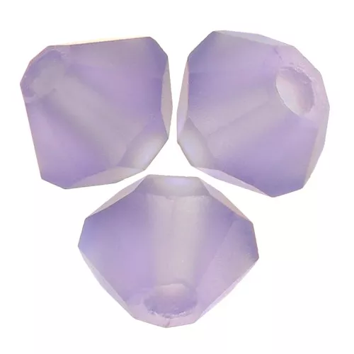 3mm Preciosa Crystal Bicones - Rondelle Bead - Tanzanite Matt x30