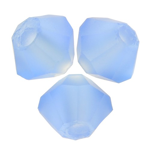 3mm Preciosa Crystal Bicones - Rondelle Bead - Sapphire Matt x30