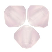 3mm Preciosa Crystal Bicones - Rondelle Bead - Light Amethyst Matt x30