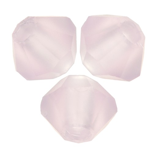 3mm Preciosa Crystal Bicones - Rondelle Bead - Light Amethyst Matt x30