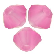3mm Preciosa Crystal Bicones - Rondelle Bead - Rose Matt x30