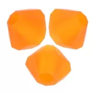 3mm Preciosa Crystal Bicones - Rondelle Bead - Sun Matt x30