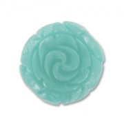Synthetic round bead 13 mm Aqua x1|raw }}