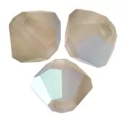 3mm Preciosa Crystal Bicones - Rondelle Bead - Black Diamond AB Matt x30