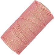 1.2mm Linhasita waxed thread for micro macramé - Salmon iridescent (Salmao) x1|raw }}