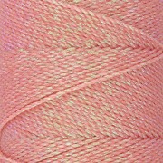1.2mm Linhasita waxed thread for micro macramé - Salmon iridescent (Salmao) x1