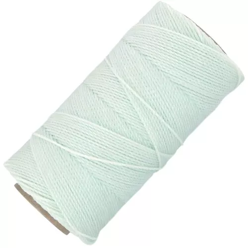 1.2mm Linhasita waxed thread for micro macramé - Mint iridescent (Fresh Mint) x1