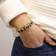 1.2mm Linhasita waxed thread for micro macramé - Mint iridescent (Fresh Mint) x1