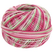 Lizbeth cotton yarn size 10 - Juicy Watermelon n°156 x111m