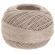 Lizbeth cotton yarn size 10 - Medium Linen n°693 x111m