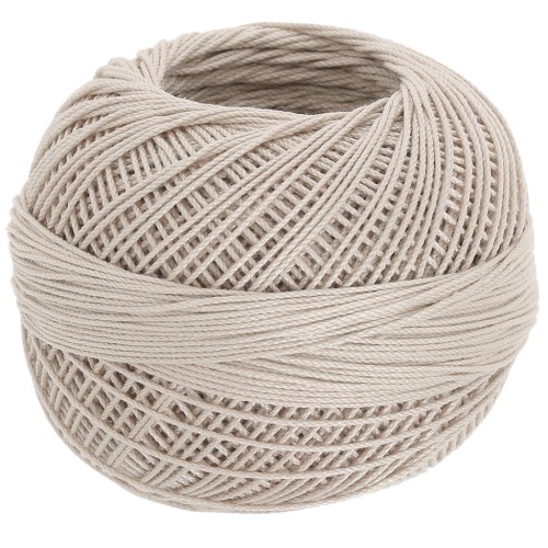 Lizbeth cotton yarn size 10 - Light Mocha Brown n°690 x111m