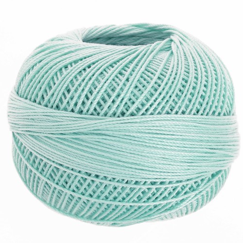 Lizbeth cotton thread size 10 - Light Seagreen n°686 x111m