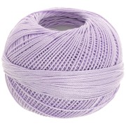 Lizbeth cotton thread size 10 - Light Purple Iris n°646 x111m|raw }}