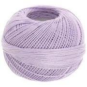 Lizbeth cotton thread size 10 - Light Purple Iris n°646 x111m