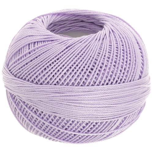 Lizbeth cotton thread size 10 - Light Purple Iris n°646 x111m
