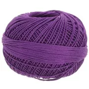 Lizbeth cotton thread size 10 - Dark Grape n°645 x111m