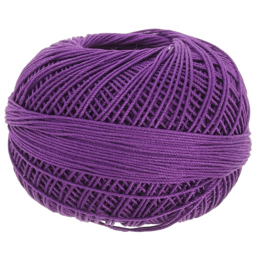 Lizbeth cotton thread size 10 - Dark Grape n°645 x111m