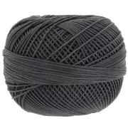 Lizbeth cotton thread size 10 - Charcoal n°606 x111m