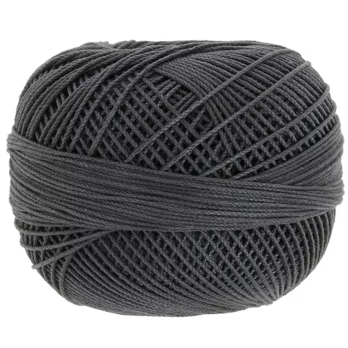 Lizbeth cotton thread size 10 - Charcoal n°606 x111m