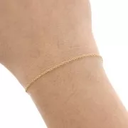 1.4mm Chain link Cord - Gold filled x50cm