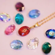 16mm PureCrystal 6438 Elliptic Cut Pendant - Crystal x1