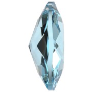 16mm PureCrystal 6438 Elliptic Cut Pendant - Aquamarine x1