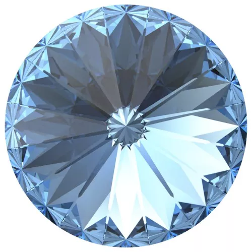 14mm Cabochon PureCrystal 1122 Rivoli - Reinvented Cool Blue x1
