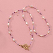 14mm 304L stainless steel T clasp for bracelet or necklace - gold x1