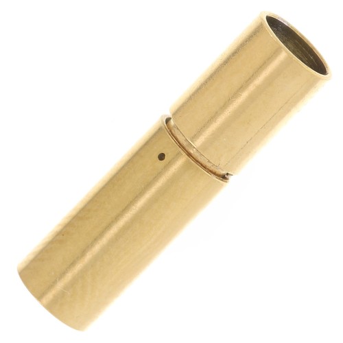 4mm 304L stainless steel Bayonet clasp for cord - Gold x1