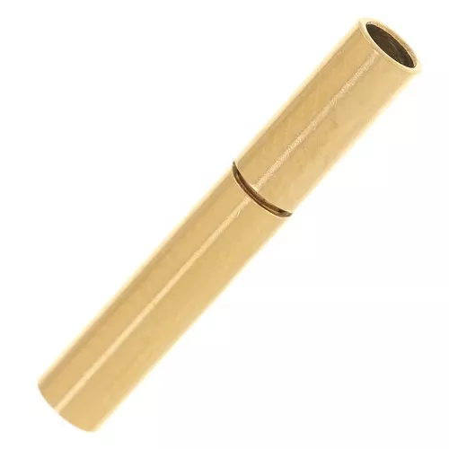 2mm 304L stainless steel Bayonet clasp for cord - Gold x1