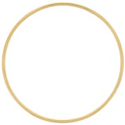 30 mm Mounting and Weaving Rings - Gold-Plated 316L Stainless Steel (10-Pack)