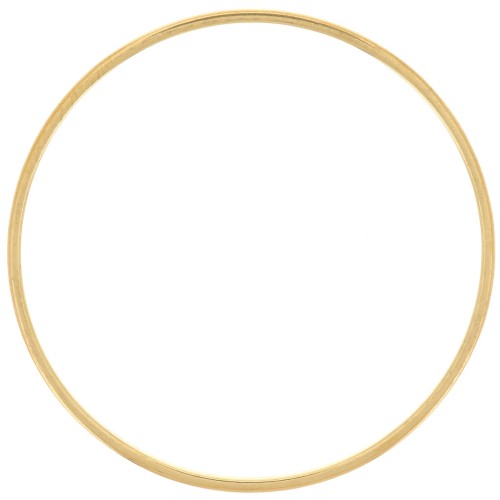 30 mm Mounting and Weaving Rings - Gold-Plated 316L Stainless Steel (10-Pack)