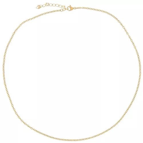 2mm Stainless steel 304L cable mesh choker - Gold x46cm
