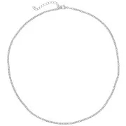 2.2mm Stainless steel 304L Curb mesh choker x46cm