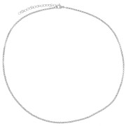 2.1mm Stainless steel 304L Belcher chain choker x46cm