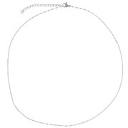 1.4mm 304L stainless steel Fancy mesh choker x46cm