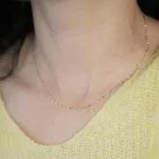 1.4mm 304L stainless steel Fancy mesh choker x46cm